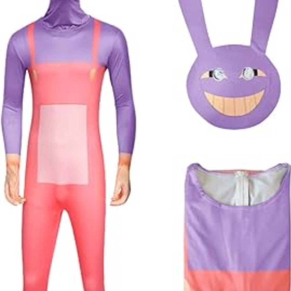 Charming Purple and Pink Bunny Costume for Kids